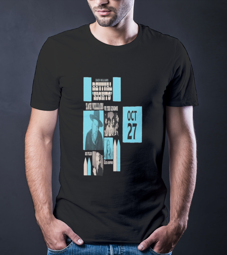 Zach Williams We The Kingdom Revival Nights Red Rocks Oct 27 2025 T-Shirt