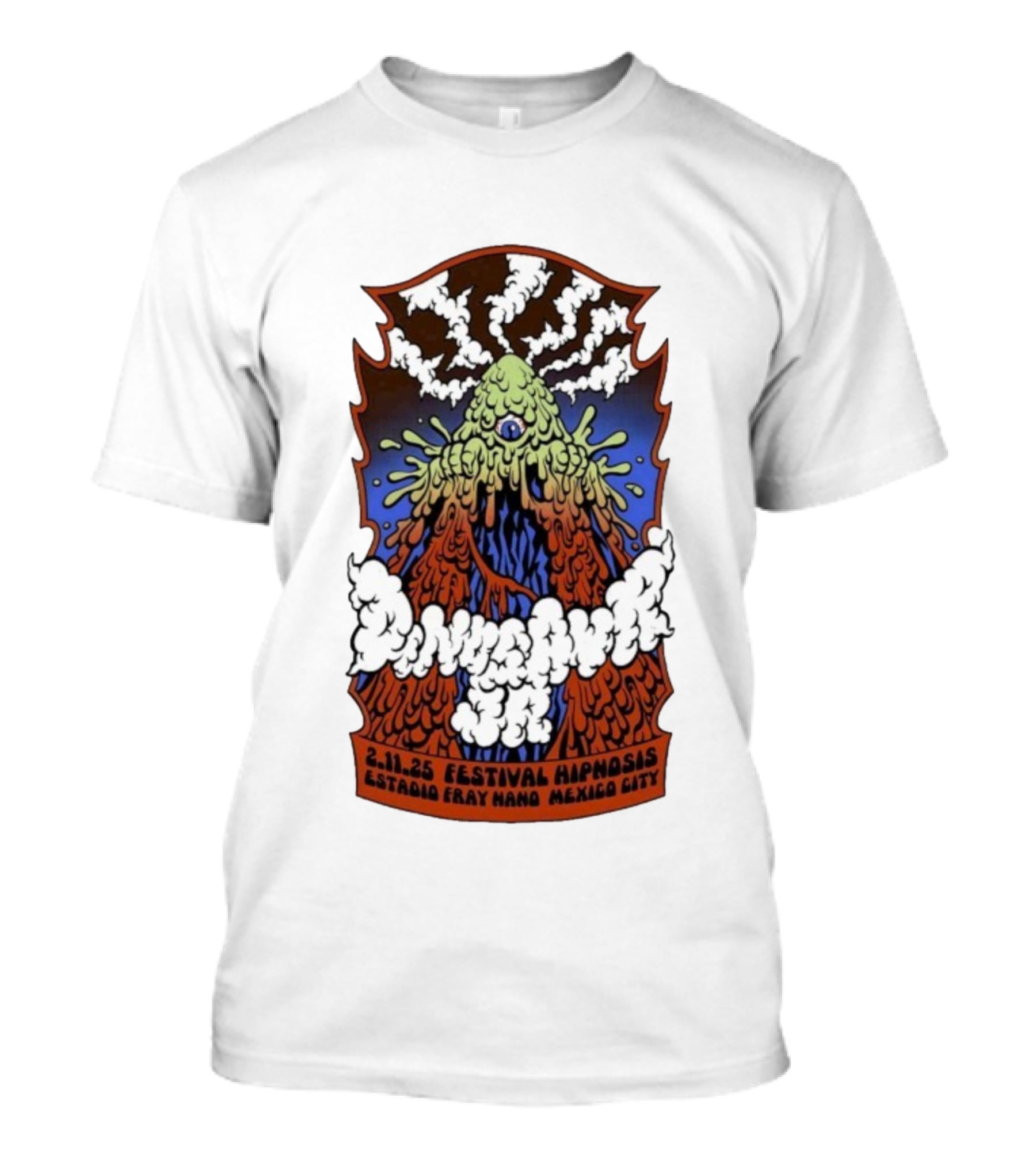 Dinosaur Jr. Festival Hipnosis 2025 Estadio Fray Nano Mexico City 2.11.25 T-Shirt