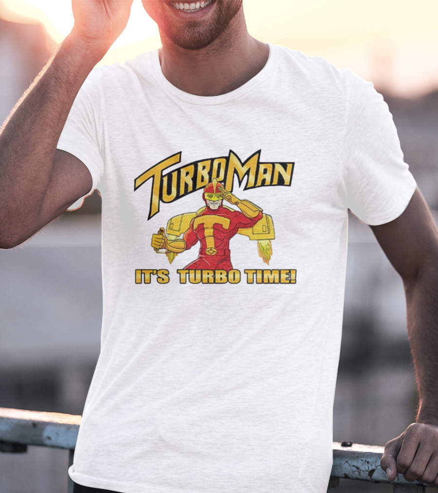 TurboMan It's Turbo Time Heroic Costume Power T-Shirt