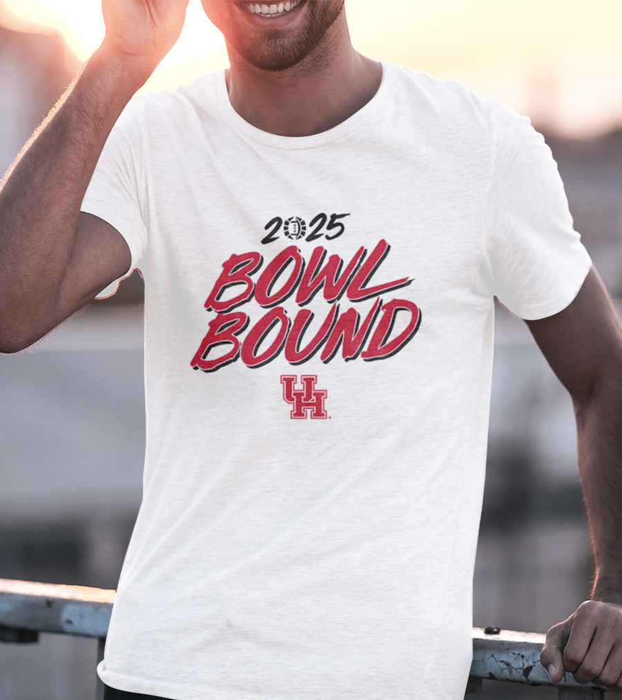 Houston Cougars 2025 Bowl Bound UH Football T-Shirt