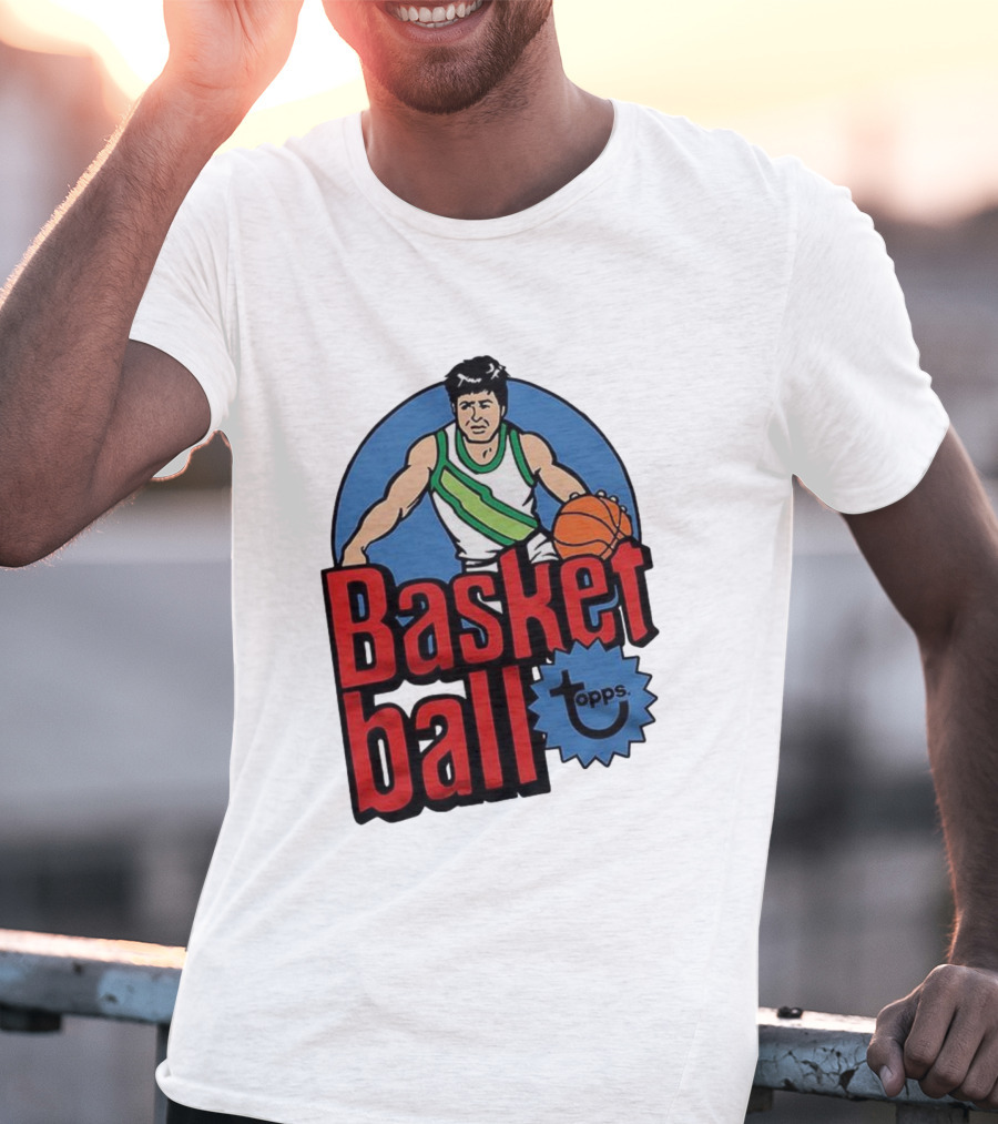Topps Basketball 1978 Vintage Picture Cards Retro Style T-Shirt