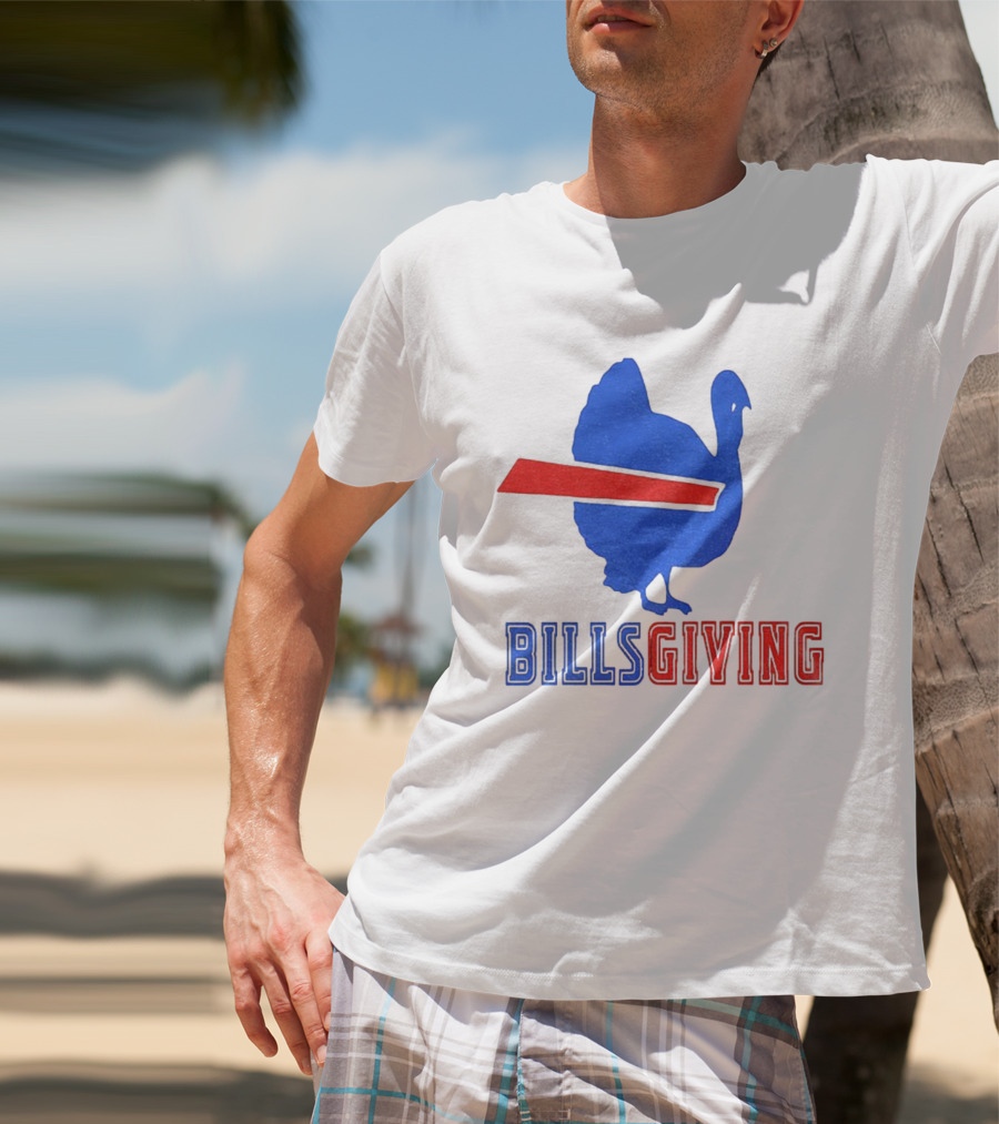 Billsgiving 2025 Turkey Buffalo Bills Thanksgiving NFL Football T-Shirt