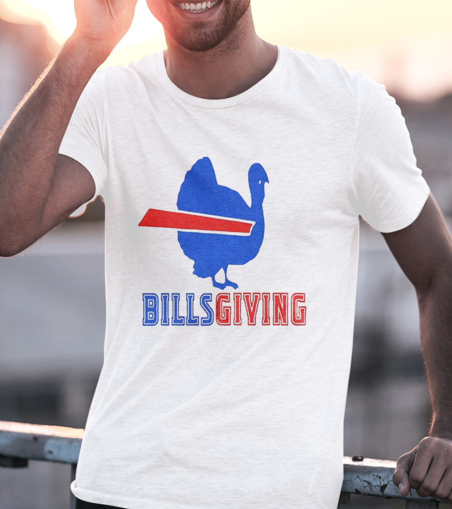 Billsgiving 2025 Turkey Buffalo Bills Thanksgiving NFL Football T-Shirt