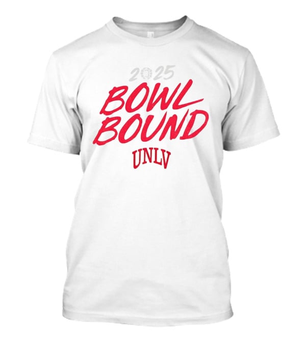 2025 Bowl Bound UNLV Rebels Football T-Shirt