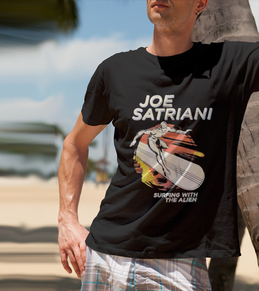 Joe Satriani Surfing With The Alien Cover Art T-Shirt
