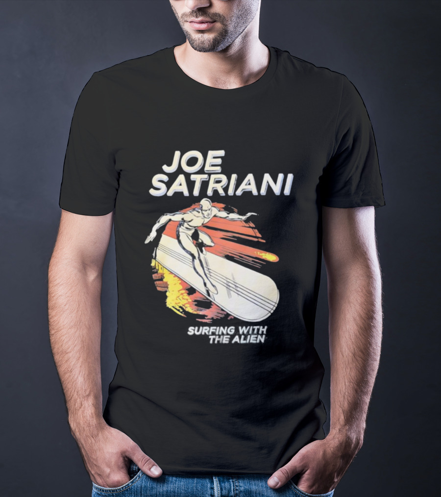 Joe Satriani Surfing With The Alien Cover Art T-Shirt