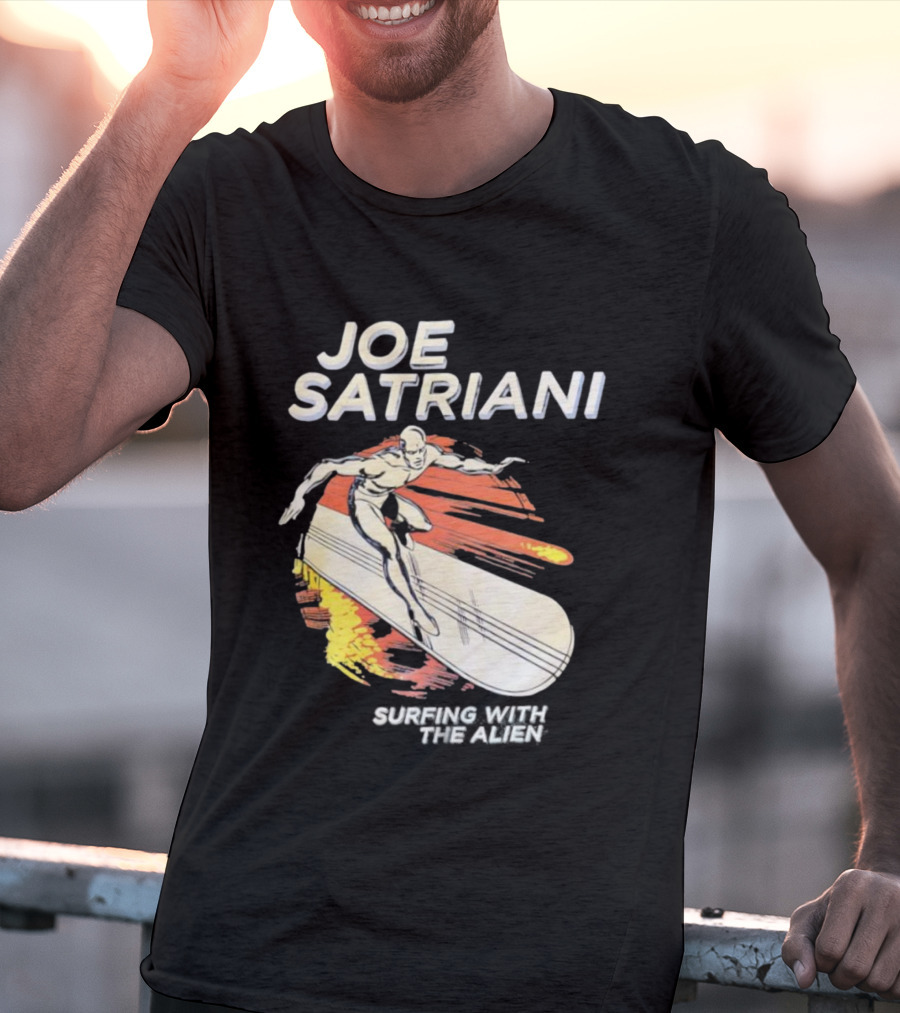 Joe Satriani Surfing With The Alien Cover Art T-Shirt