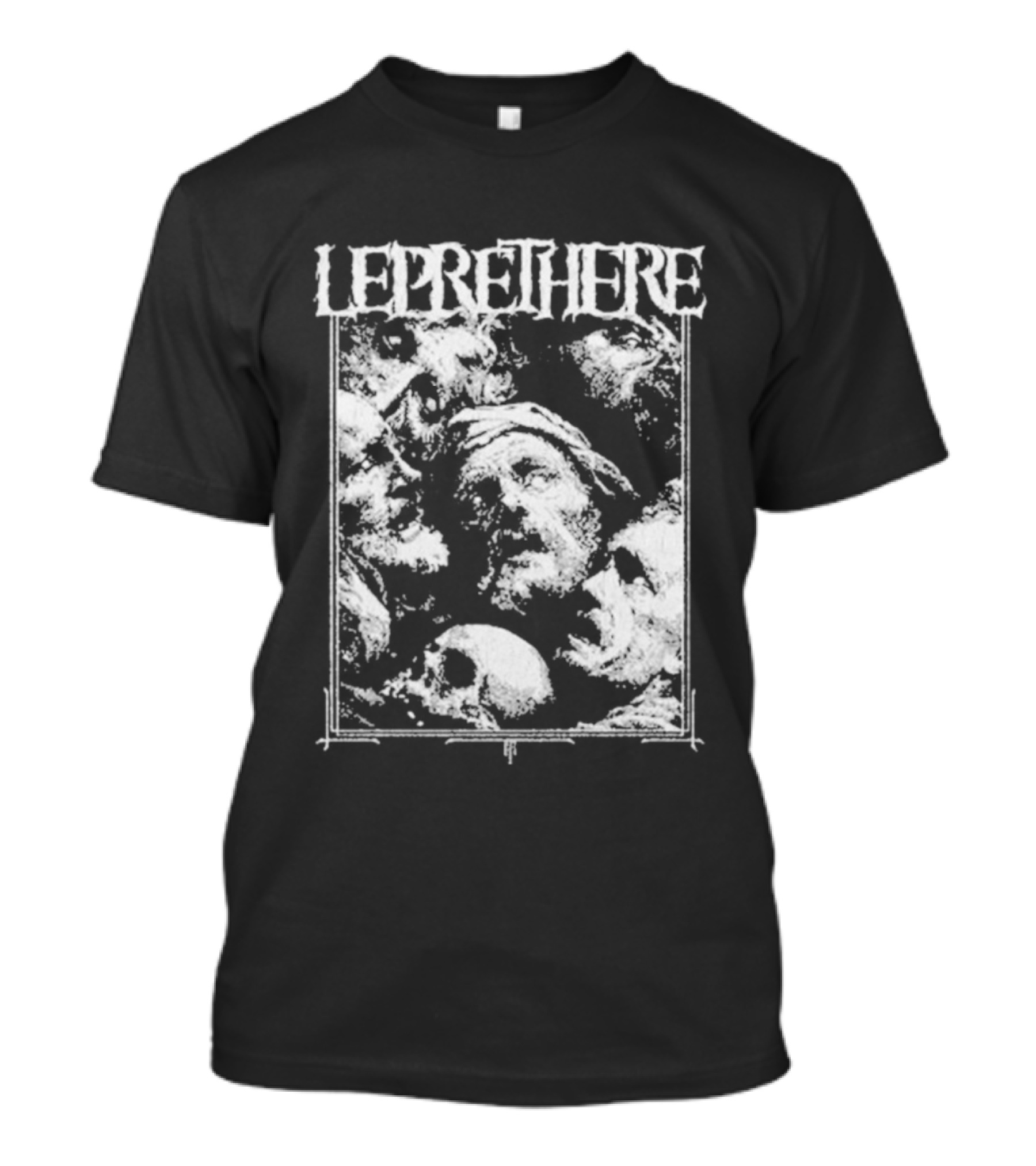Leprethere Skull Vintage Style No Future T-Shirt