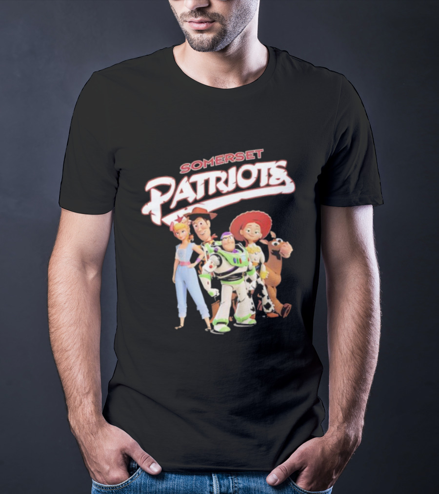 Somerset Patriots Toy Story Buzz Woody Jessie Bo Peep Bullseye T-Shirt