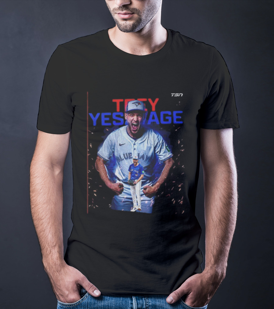 Trey Yesavage Blue Jays World Series Rookie Record 12 Strikeouts T-Shirt