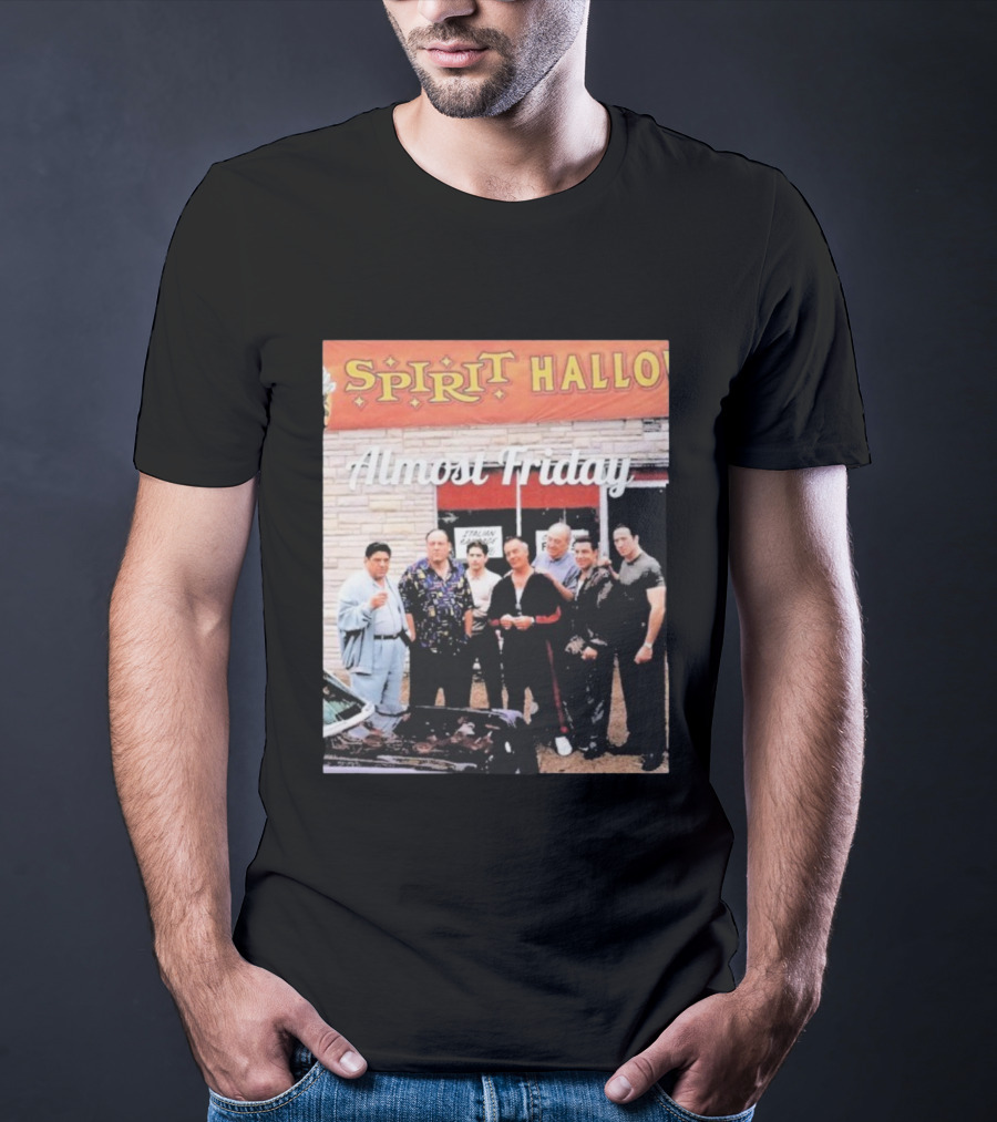 Almost Friday Sopranos Spirit Halloween Italian Eatery T-Shirt