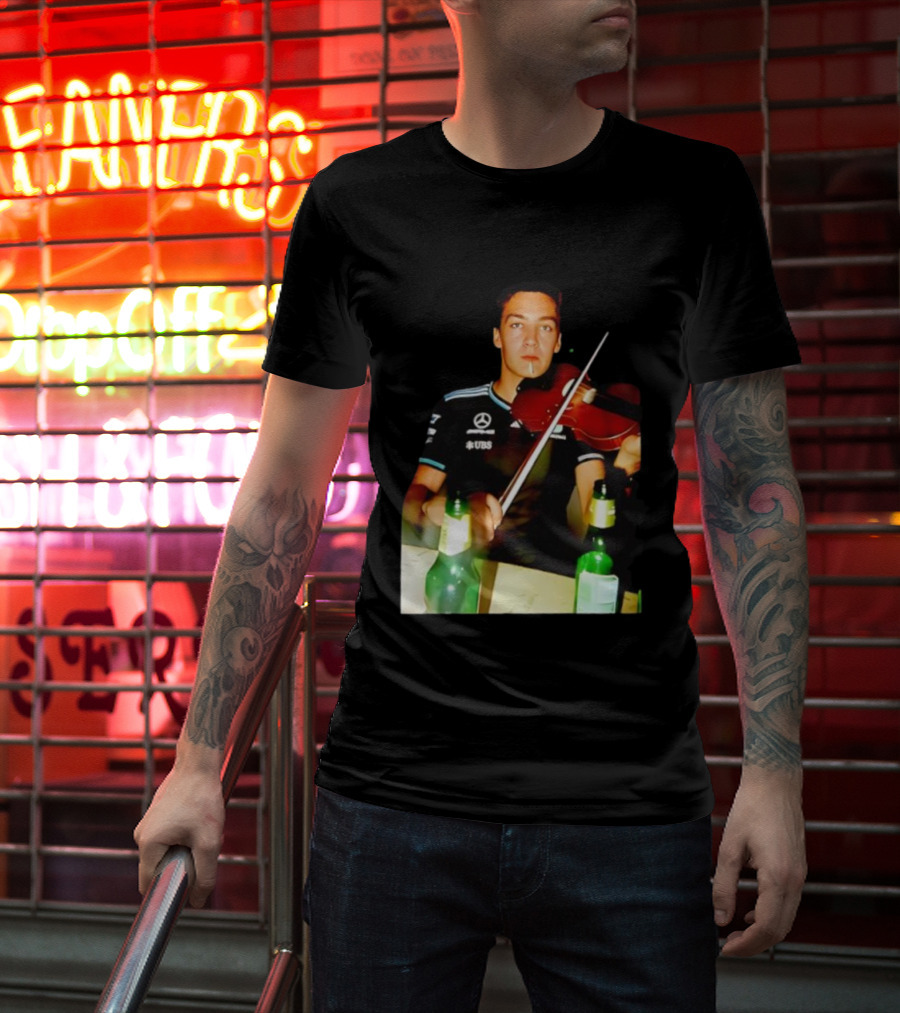 Mercedes George Russell Violin UBS Racing Team T-Shirt