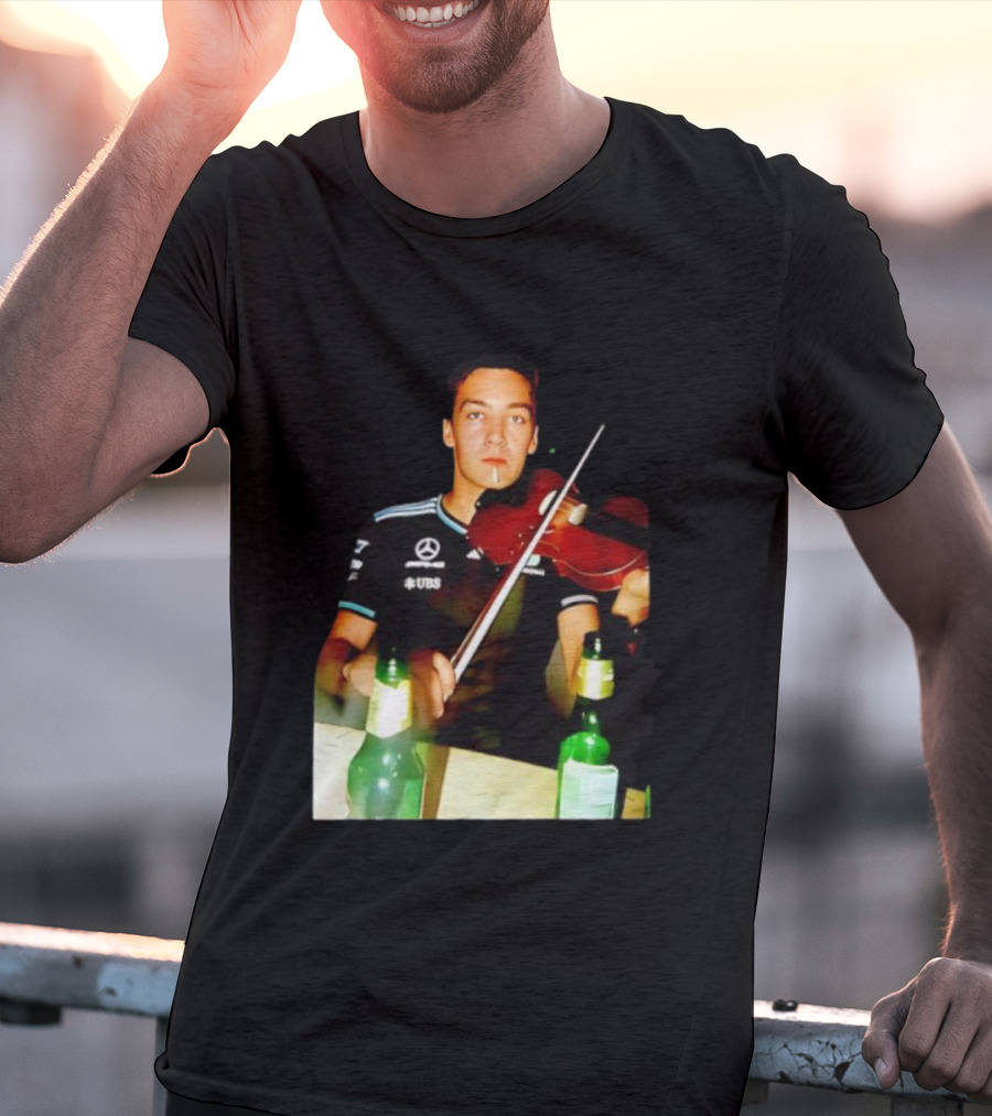 Mercedes George Russell Violin UBS Racing Team T-Shirt
