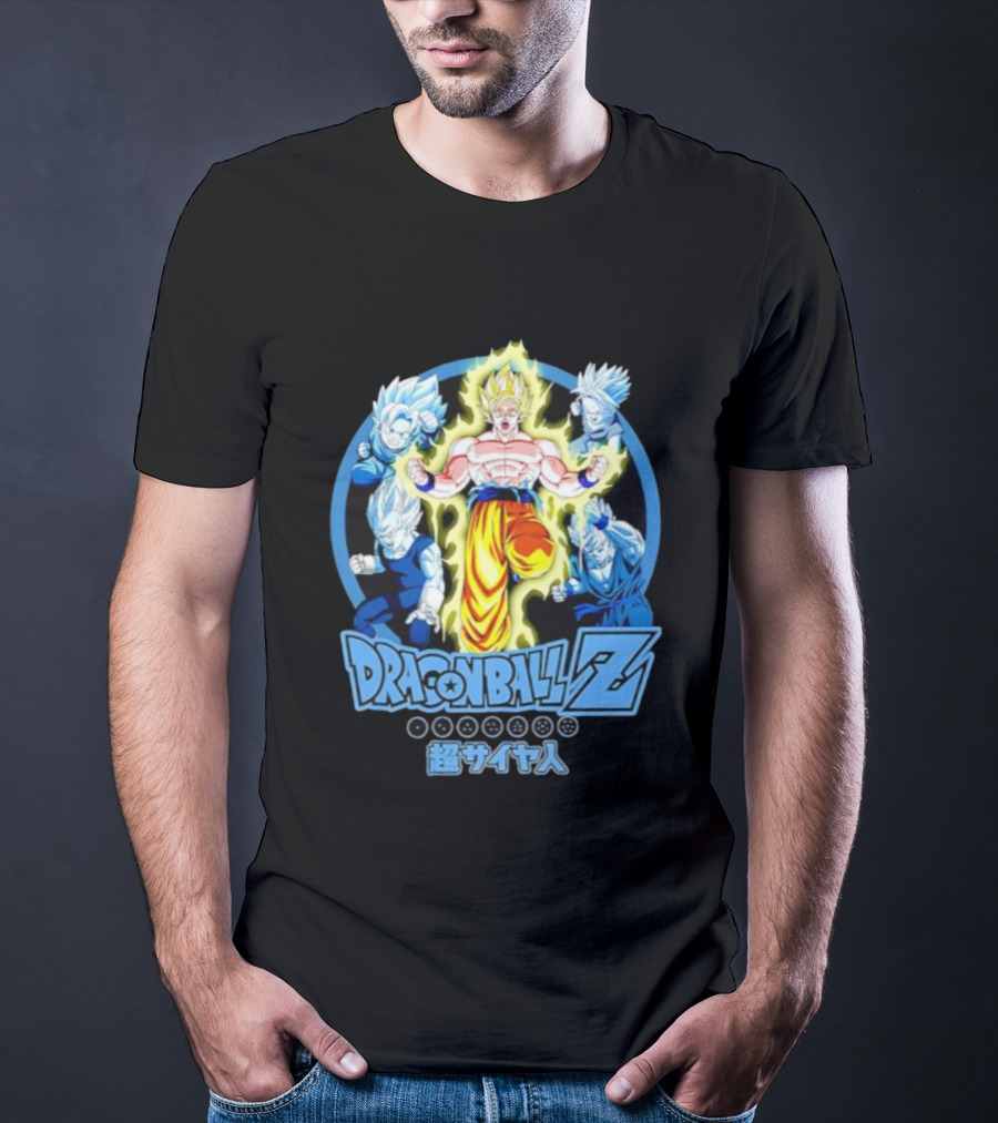 Dragon Ball Z Goku Super Saiyan Transformations T-Shirt