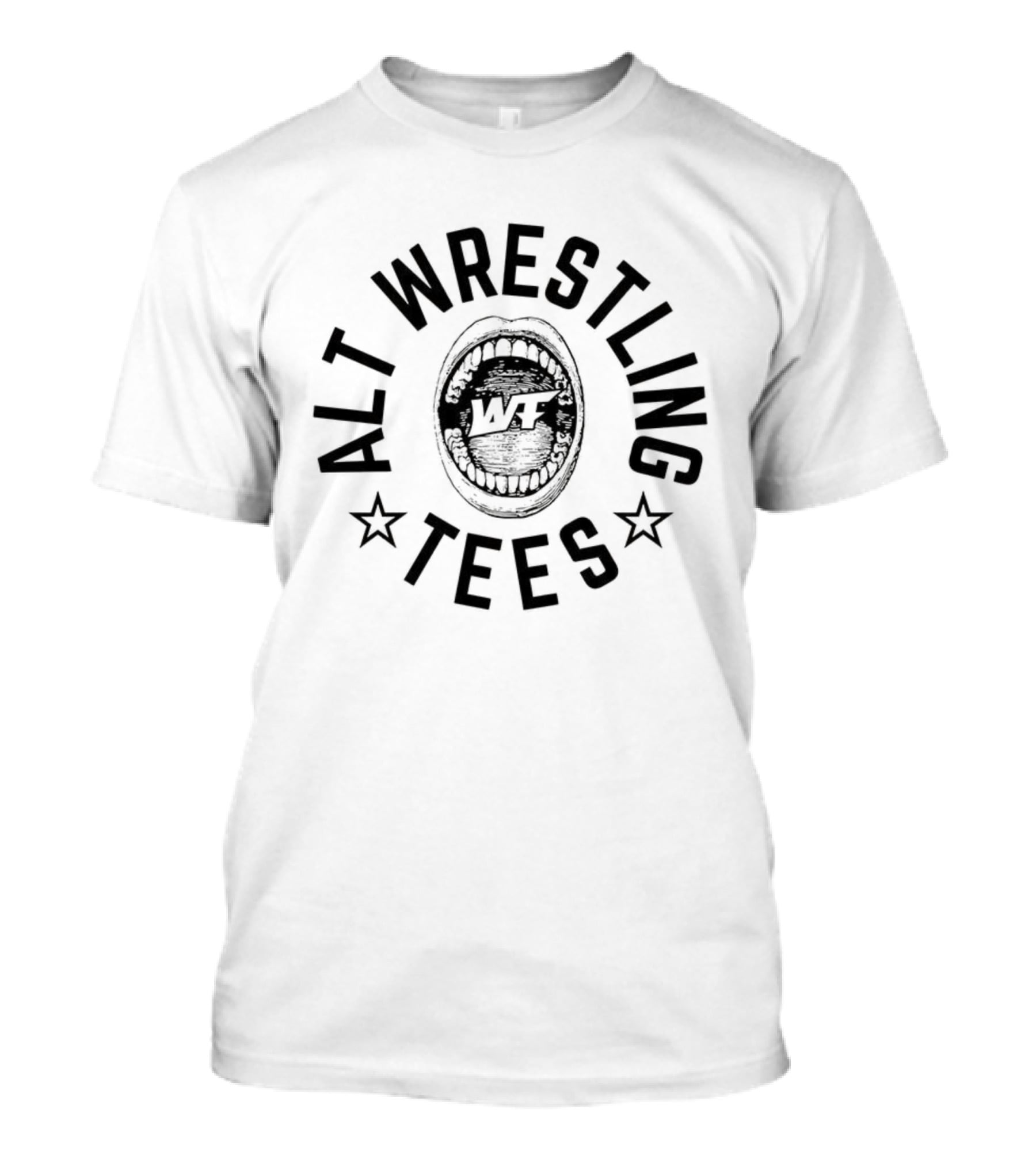 Alt Wrestling Tees Skull Judge Stars T-Shirt