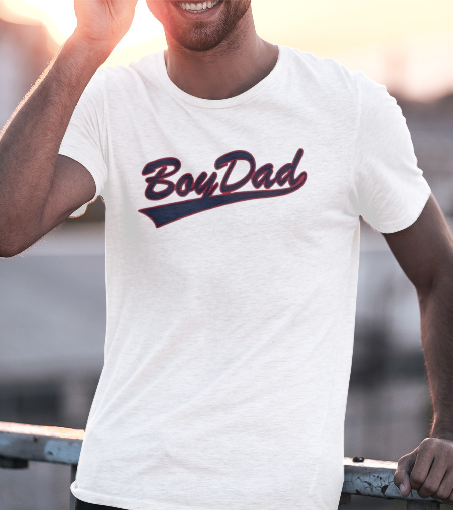 BoyDad Varsity Bold Script Style T-Shirt