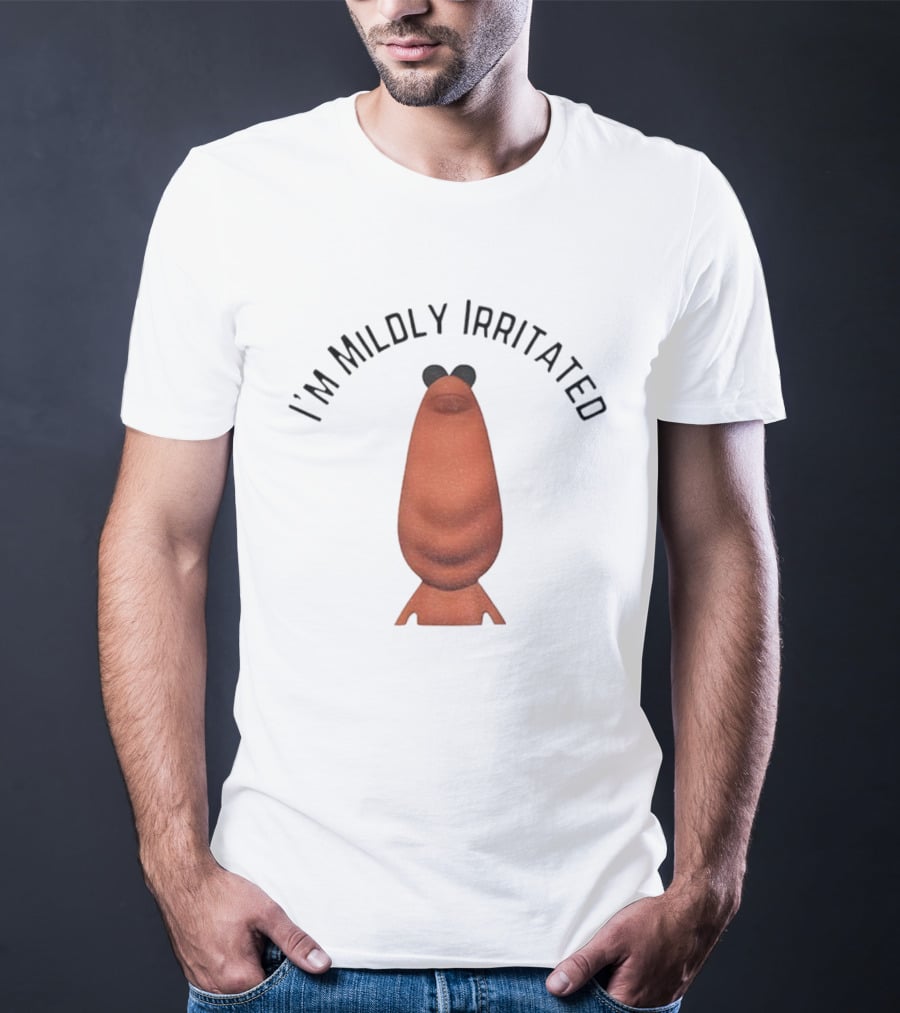 I'm Mildly Irritated Marcus The Worm Meme Funny Character T-Shirt