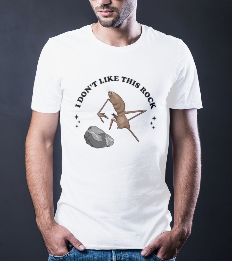 Marcus I Dont Like This Rock Creature Cartoon T-Shirt