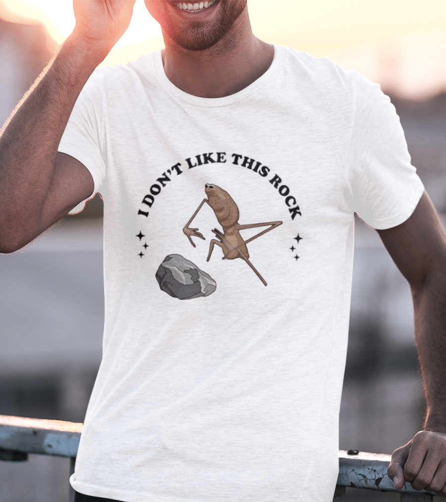 Marcus I Dont Like This Rock Creature Cartoon T-Shirt