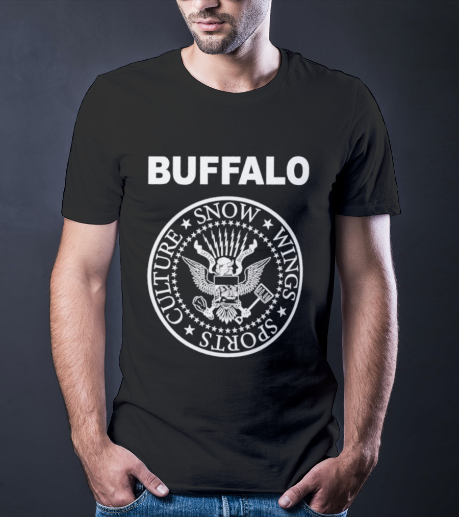 Buffalo Snow Wings Sports Culture Seal T-Shirt