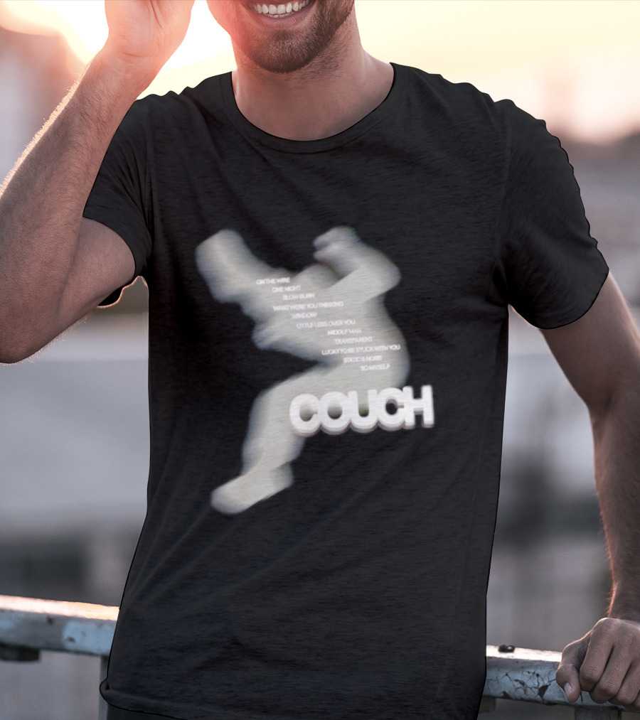 Couch Tracklist On The Wire One Night Slow Burn Middle Man Stuck In Noise T-Shirt