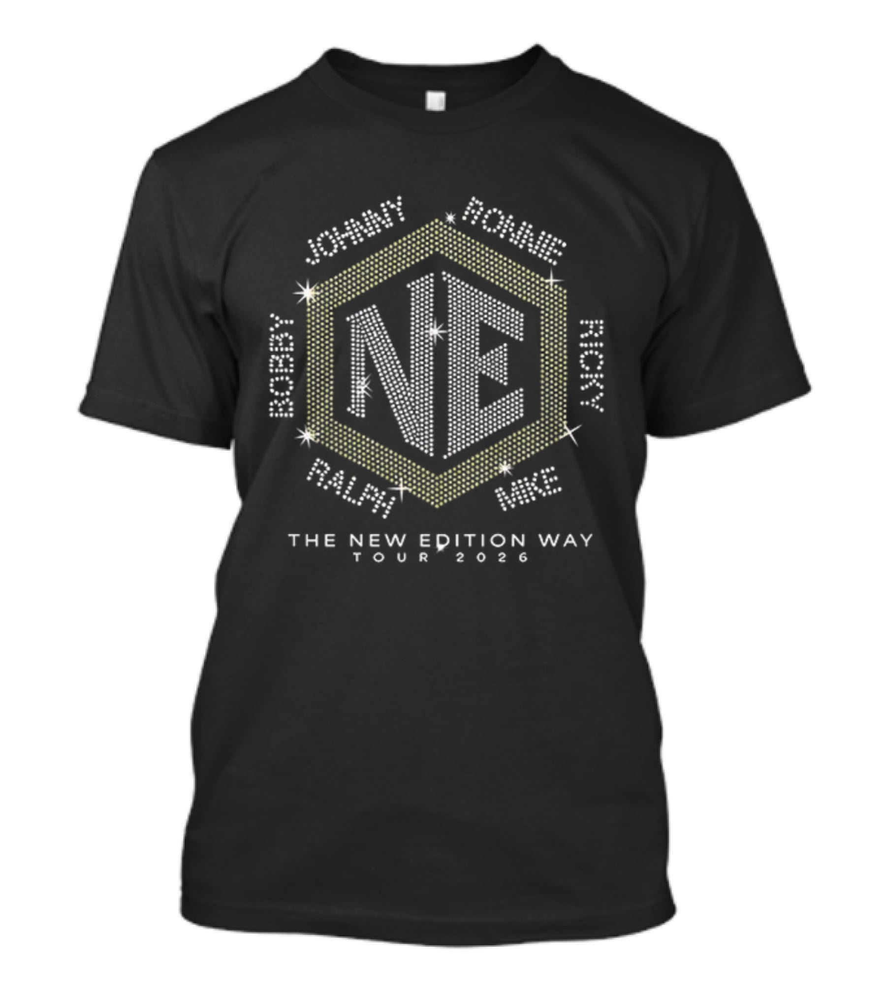 The New Edition Way NE 4 Life Tour 2026 Bobby Johnny Ralph Ronnie Ricky Mike T-Shirt