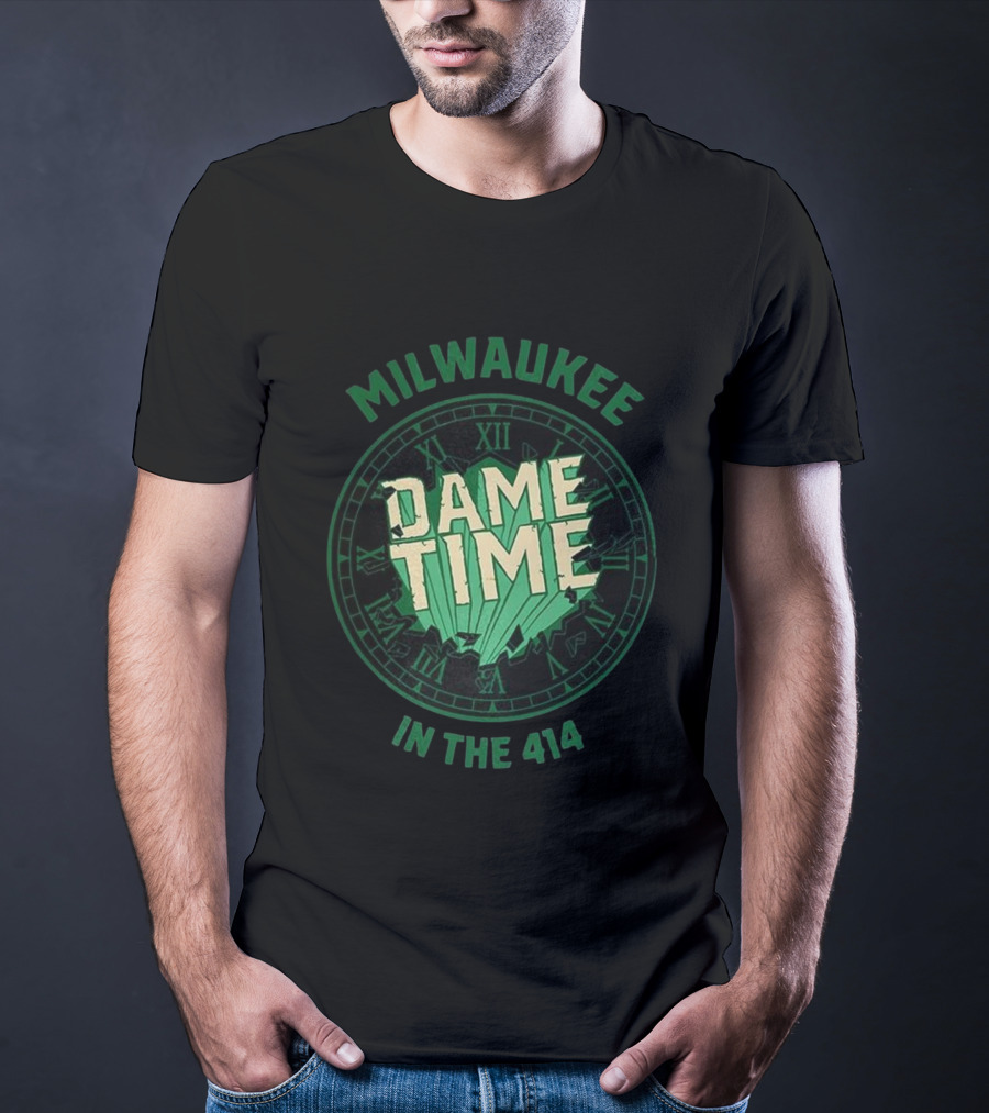 Milwaukee Dame Time In The 414 Basketball Dime Time T-Shirt