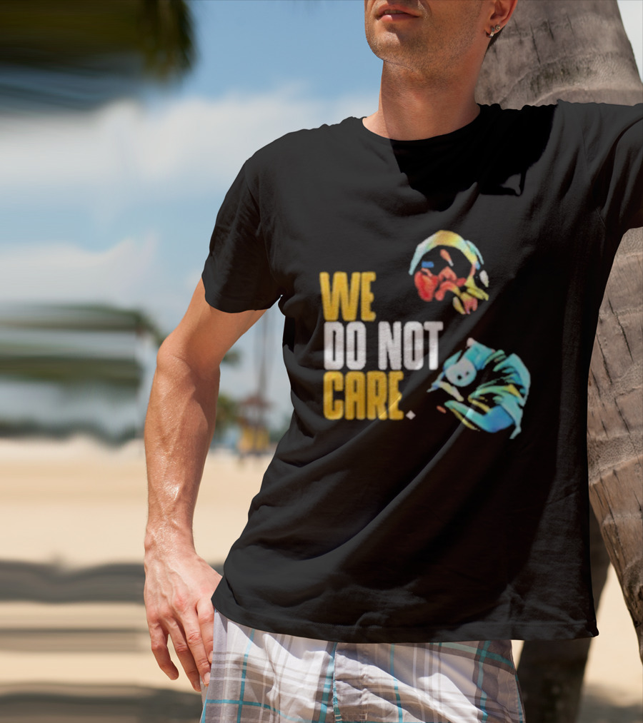 Pittsburgh Steelers We Do Not Care Abstract Art Style T-Shirt