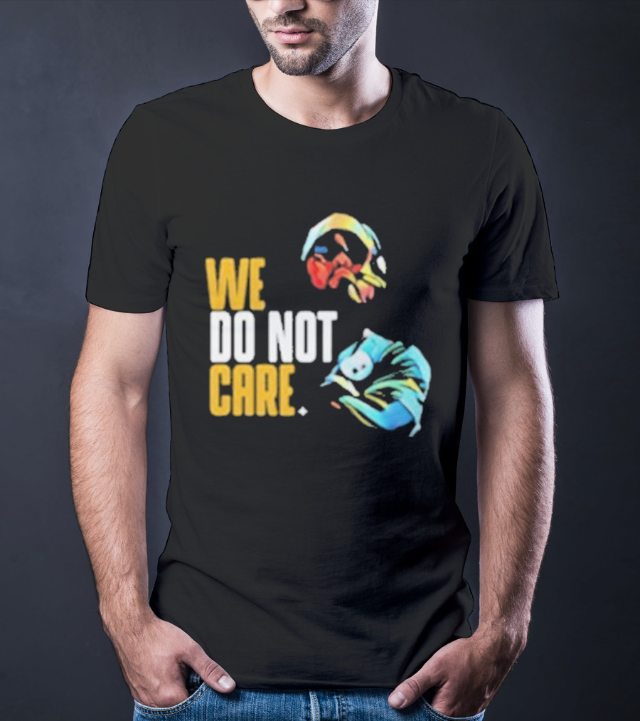 Pittsburgh Steelers We Do Not Care Abstract Art Style T-Shirt