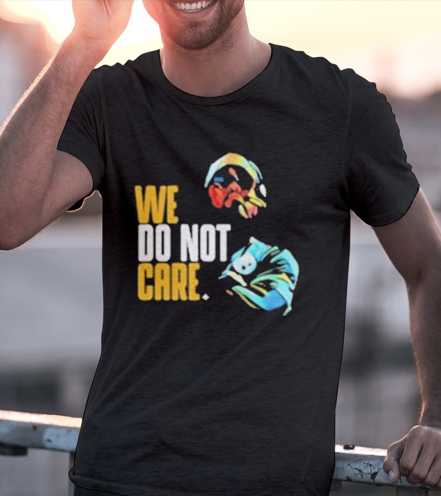 Pittsburgh Steelers We Do Not Care Abstract Art Style T-Shirt