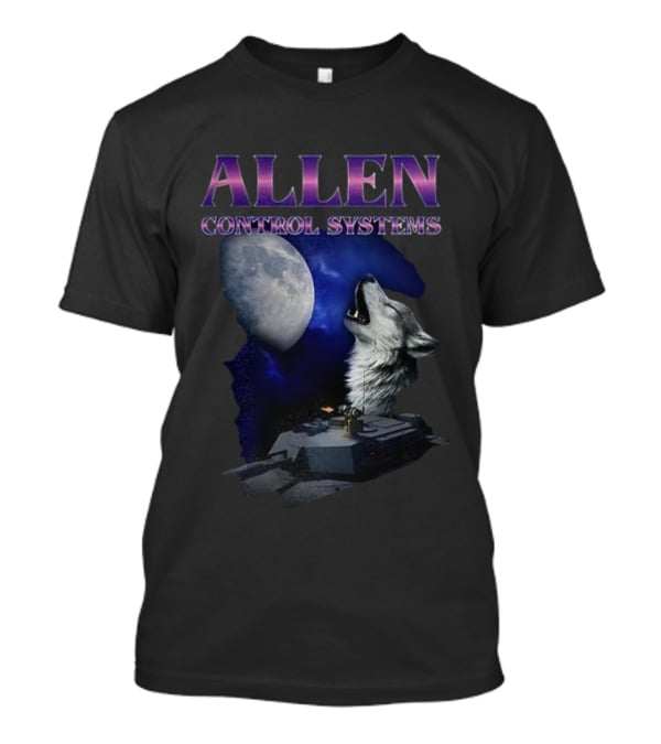 Allen Control Systems Howling Wolf Moon Tank Design T-Shirt