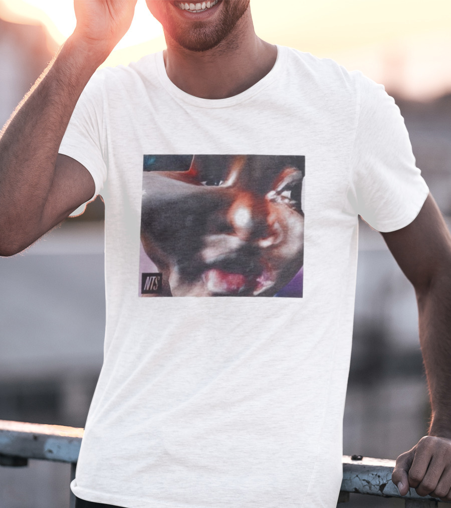 Frank Dorrey NTS Squish Face Distorted Portrait T-Shirt
