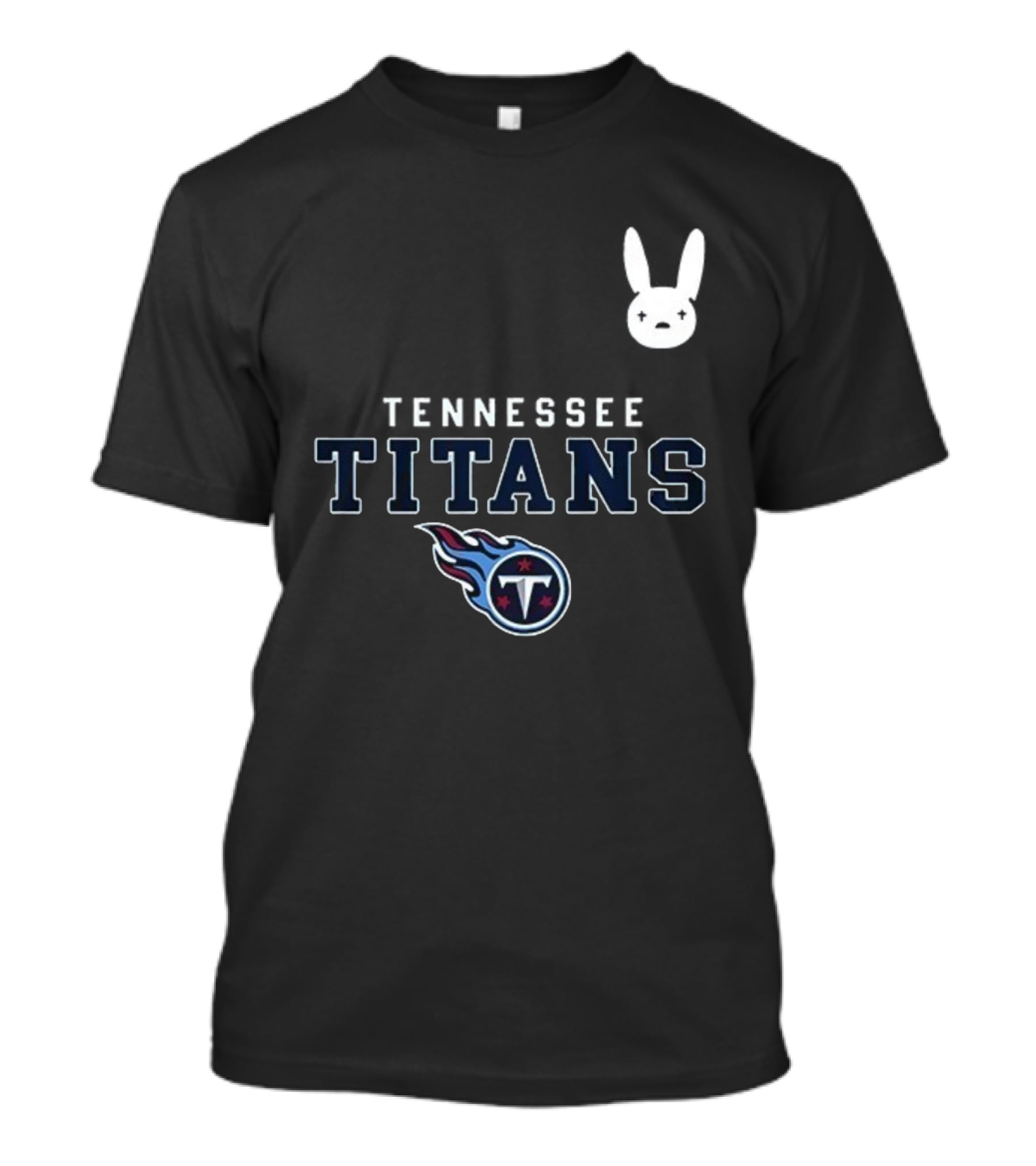 Tennessee Titans Bad Bunny DTMF Collaboration T-Shirt