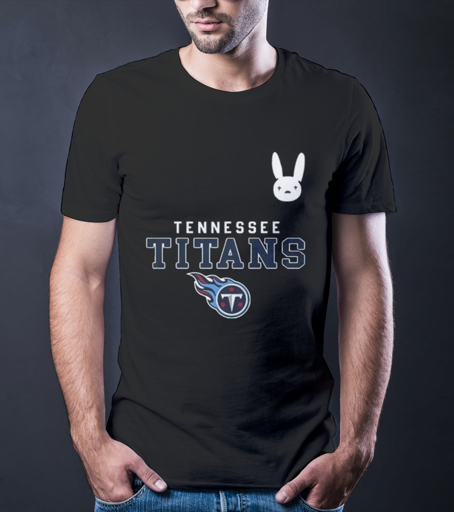 Tennessee Titans Bad Bunny DTMF Collaboration T-Shirt