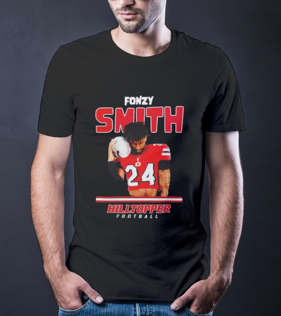 Fonzy Smith 24 Western Kentucky Hilltopper Football T-Shirt