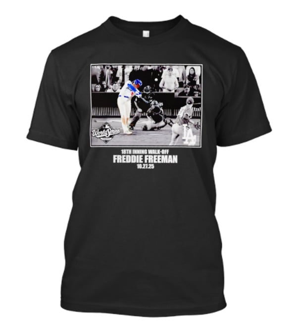 Freddie Freeman Los Angeles Dodgers 2025 World Series Moments T-Shirt