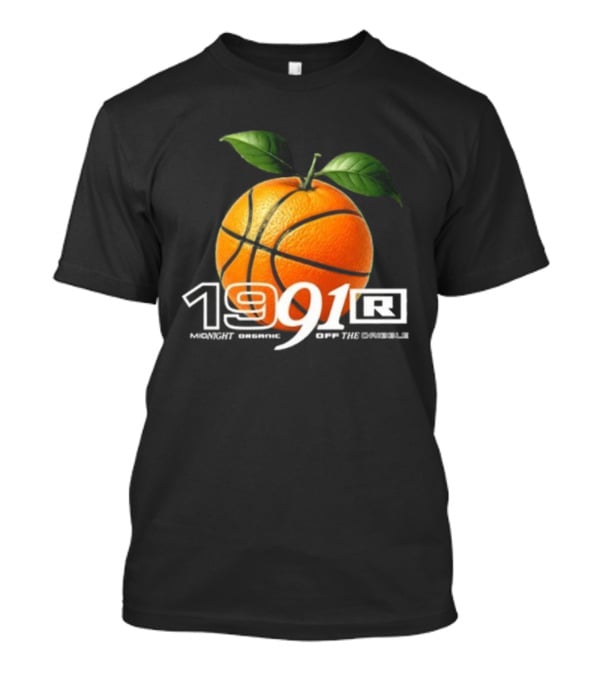 Larry June TFM 1991 Midnight Organic Off The Dribble 2.0 Basketball Orange T-Shirt