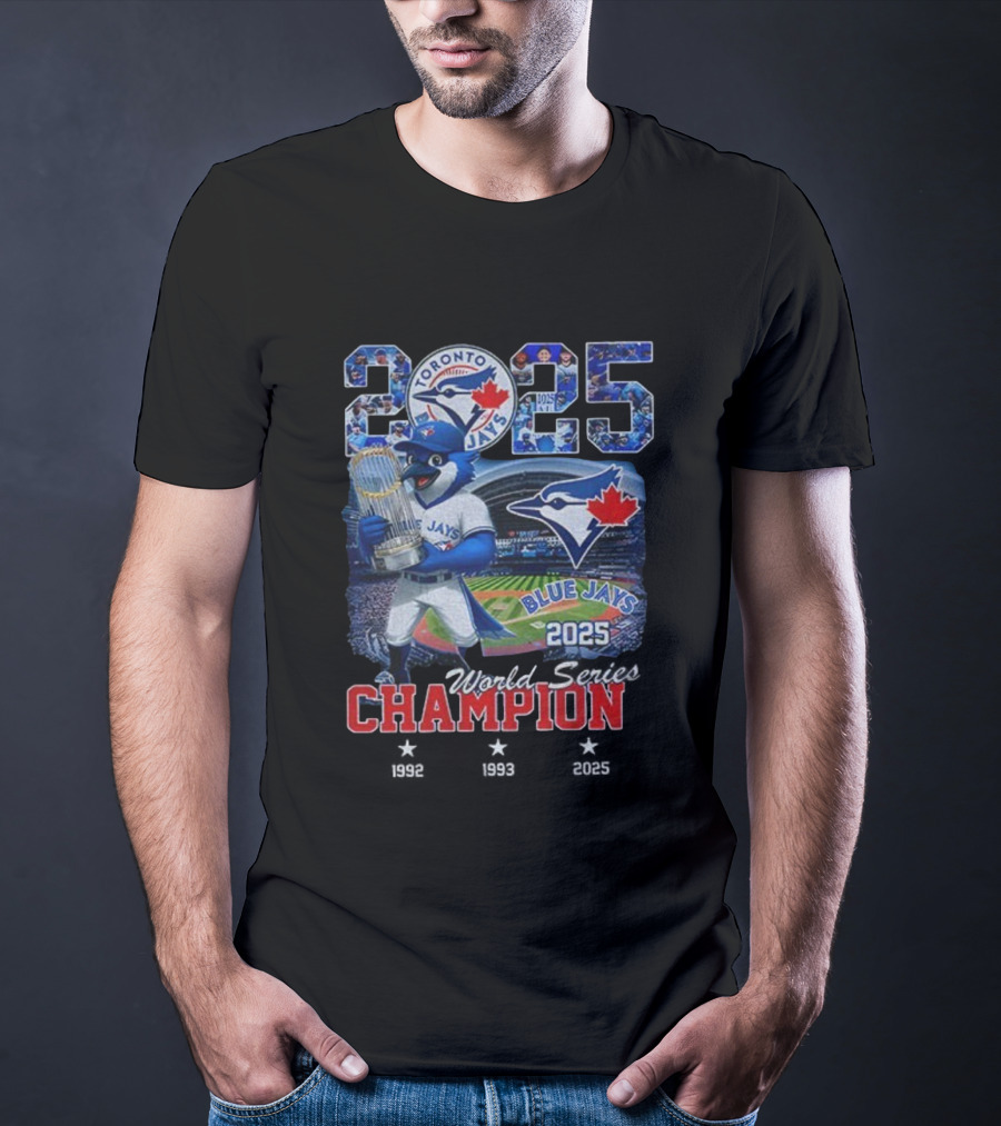 Toronto Blue Jays 2025 World Series Champion Victory Celebration T-Shirt