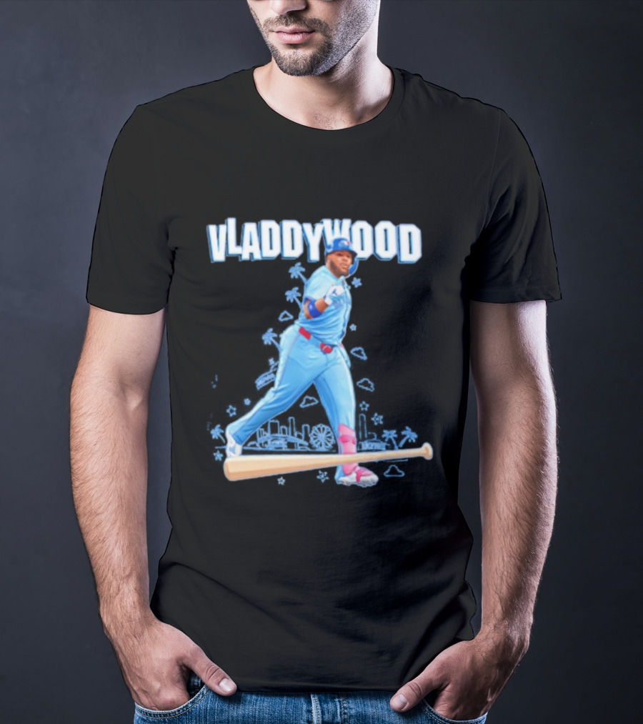 Vladdywood Vladimir Guerrero Jr. Toronto Blue Jays MLB Baseball Player Iconic Style T-Shirt