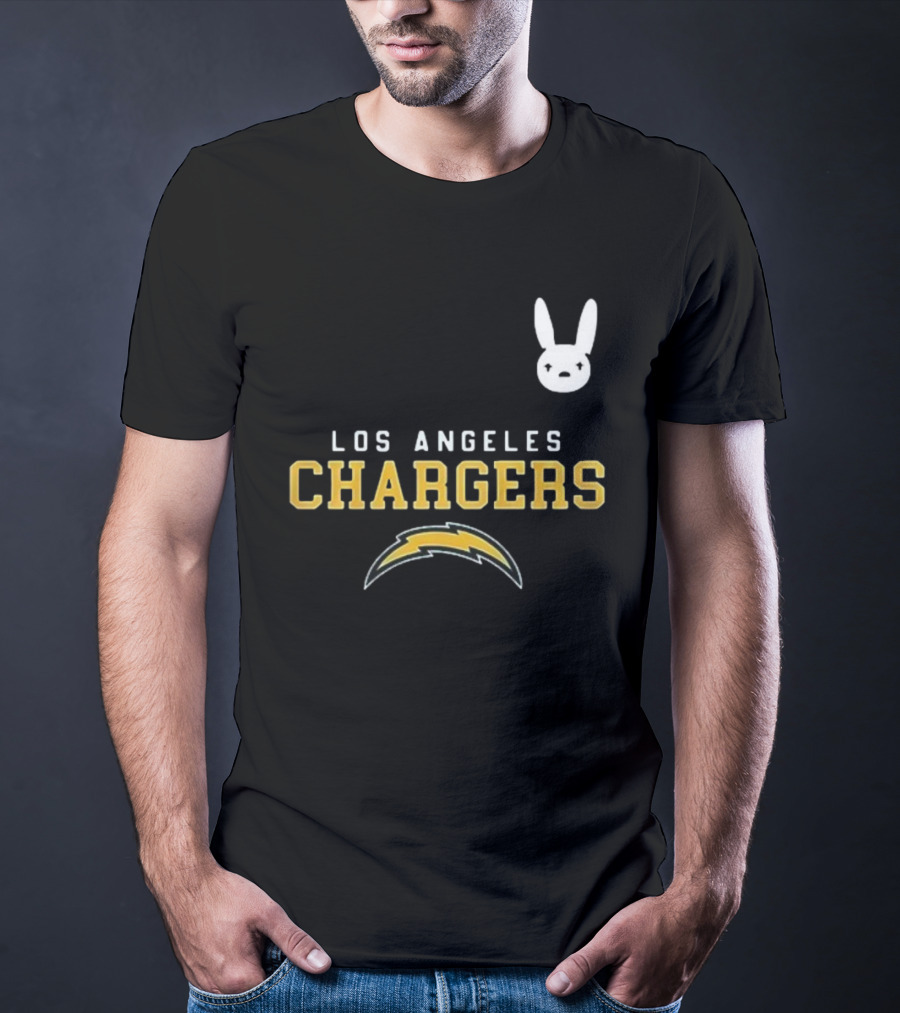 Los Angeles Chargers DTMF Bad Bunny Collaboration T-Shirt
