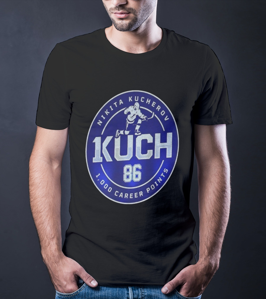 Nikita Kucherov KUCH 86 1000 Career Points T-Shirt