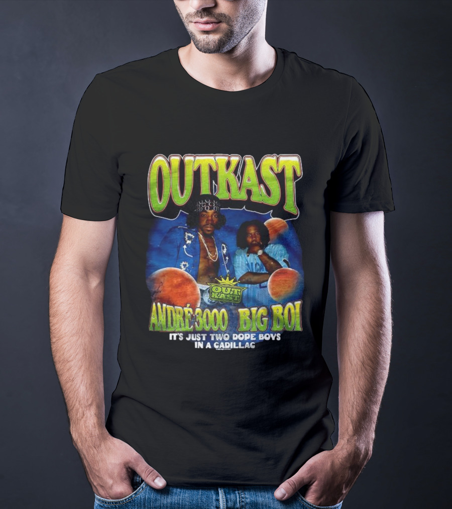 OutKast André 3000 Big Boi It's Just Two Dope Boys In A Cadillac T-Shirt