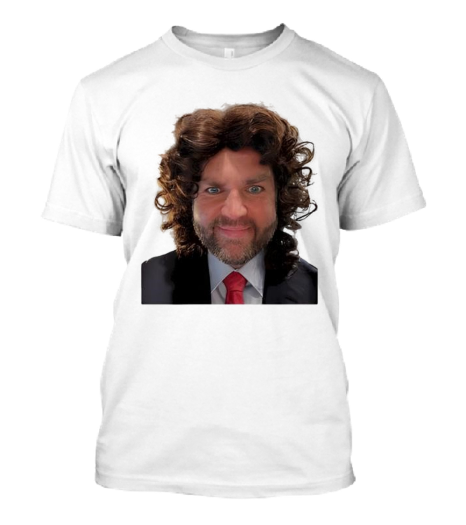 JD Vance Wavy Hair Humor Halloween T-Shirt