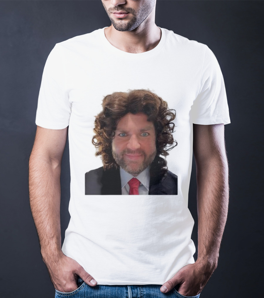 JD Vance Wavy Hair Humor Halloween T-Shirt