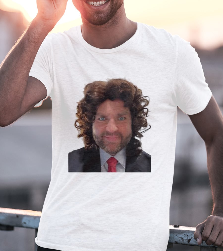 JD Vance Wavy Hair Humor Halloween T-Shirt