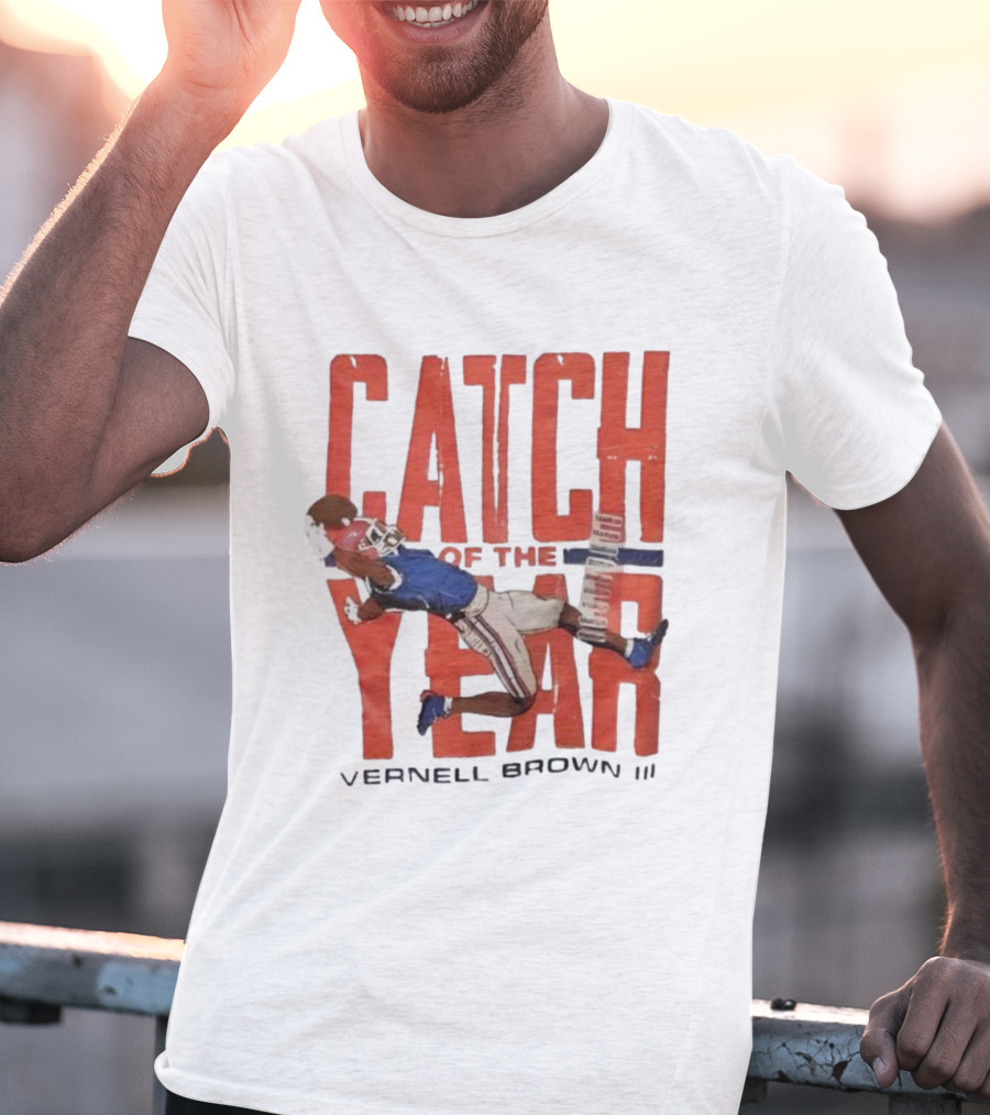 Vernell Brown III Catch Of The Year Football Action T-Shirt