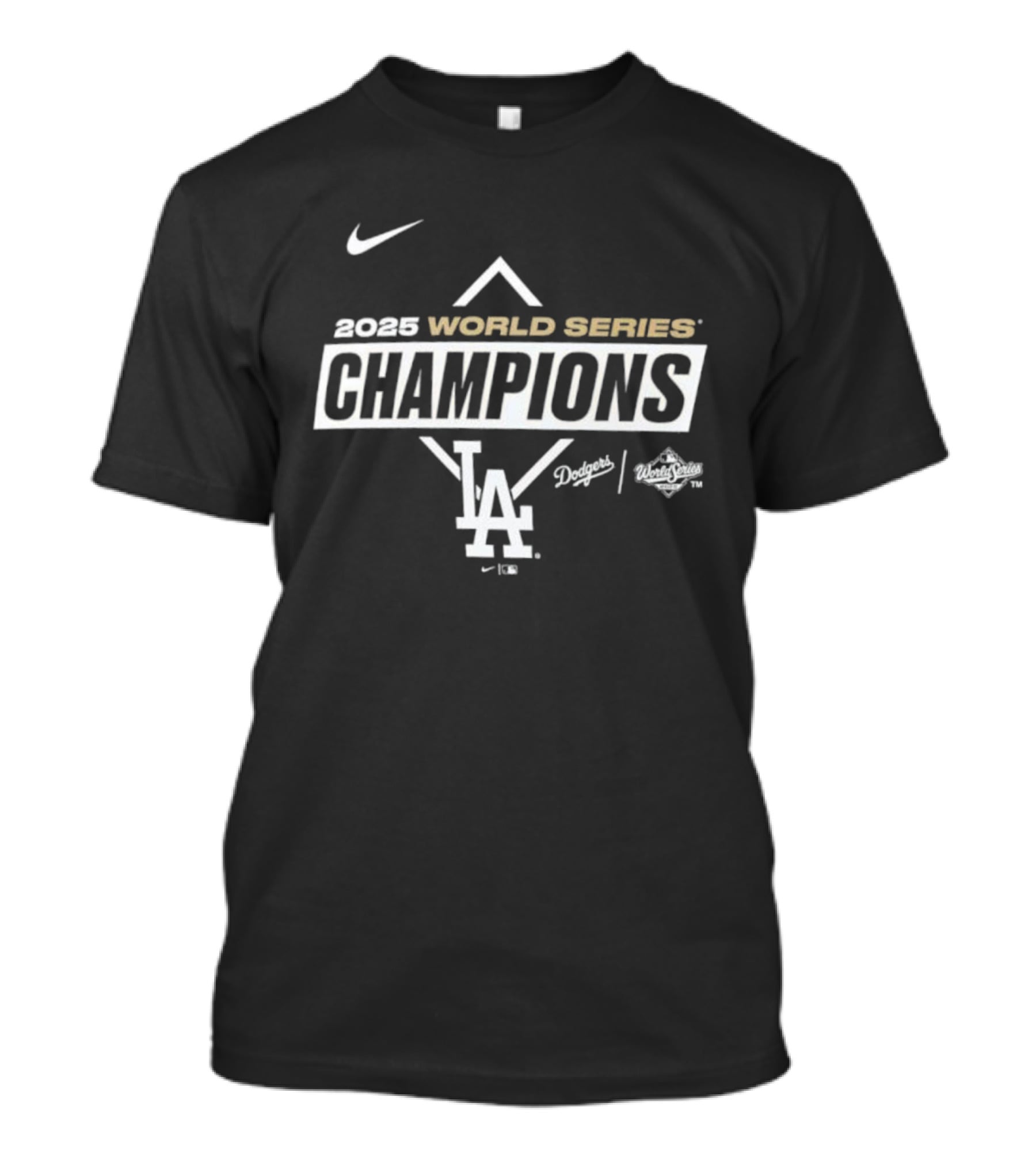 Los Angeles Dodgers 2025 World Series Champions Nike Dodgers LA T-Shirt