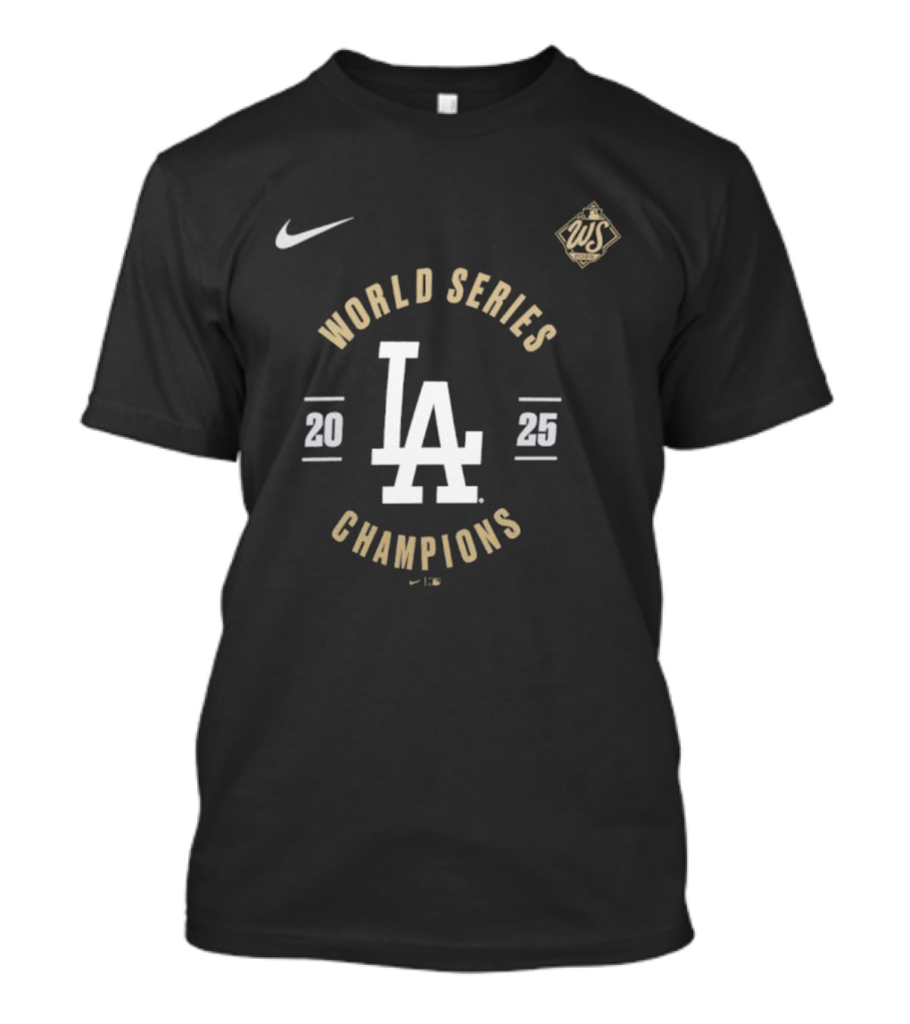 Los Angeles Dodgers Nike World Series 2025 Champions LA T-Shirt