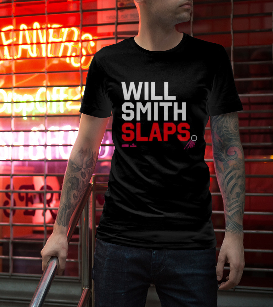 Los Angeles Dodgers Will Smith Slaps Major League Baseball Humor T-Shirt