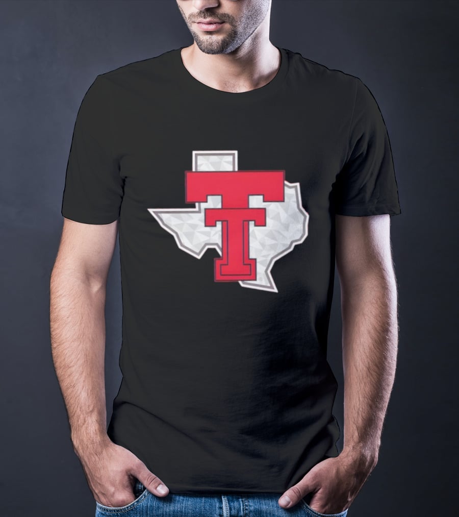 Texas Tech Red Raider Galvanized Pride State Emblem T-Shirt